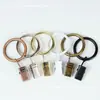 Anillo Cerrado de Cortina Dorado Hebilla Anillo para Barra Romana Círculo de Anillo Gancho Metálico Hebilla Viva Anillo Colgante Anillo Colgante para Baño Otros