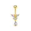 Gabe Moda Transfronteriza Europea y Americana Estilo Moderno Estrella de Mar Mariposa Anillo Personalizado para Ombligo Joyería para Piercings
