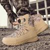 Botas de Trabajo para Hombre de Caña Media Zapatos para Montar en Motocicleta Uso en Todas las Estaciones Resistentes al Desgaste Versátiles Camping Entrenamiento Entrenamiento Militar Botas Tácticas Transfronterizo