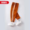 Pantalones para niños, otoño e invierno, forro polar grueso, pantalones deportivos casuales para niños y niñas, pantalones deportivos holgados y cálidos, pantalones a prueba de viento con cordones en los tobillos