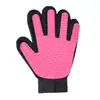 Guantes de aseo para gatos transfronterizos, Suministros para gatos mascotas, Cepillo de silicona para eliminación de pelo de belleza, limpieza y masaje, Cepillo para eliminar pelo de mascotas