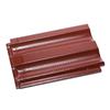 Suministro de fabricantes teja plana pequeña de arcilla roja hierro 400*270 decoración del hogar techo de villa teja roja teja cerámica