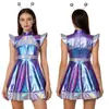 Traje Cosplay de Robô de Inteligência Artificial Halloween Transfronteiriço Vestido que Muda de Cor Traje de Role-Playing de Natal