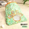Brinquedo de gato transfronteiriço: bolsa túnel para gato para autoentretenimento, vara teaser interativa para gato com papel amassável, brinquedo de gato rolante