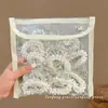 Tiara de Coroa Princesa Infantil Fita de Cabelo de Pérola Elástico para Cabelo Corda de Cabelo para Meninas Alta Elasticidade Corda de Cabelo Acessório de Coque para Cabelo