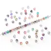 Cuentas de Arroz de Doble Punta de Dos Colores Aurora de Súper Alta Calidad de 4 mm, Cuentas Sueltas para Pulsera, Collar, Joyería Hecha a Mano con Cuentas, Accesorios