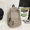 Mochila japonesa para hombre, sencilla, de gran capacidad, para viaje, informal, para estudiantes de secundaria, universitarios y de último año de secundaria, moderna.