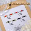 Joyería para Manicura Oscura, Joyería Punk, Estilo Gótico Retro Halloween Pequeño Diablo Corazón Alas Decoración