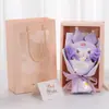 Nuevo Regalo Creativo Muñeca Kuromi Dibujo Animado Linda Muñeca de Peluche Ramo de Flores de Mano Regalo de Cumpleaños San Valentín