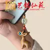 Llavero de Ciervo Artesanal de Ébano y Sándalo Verde Cadena para Teléfono Colgante Ciervo Creativo Lindo Regalo para Hombres y Mujeres Parejas
