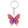 Chaveiro Acrílico Borboleta Novo Transfronteiriço Pingente Colorido de Primavera Joia Pequeno Presente
