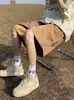 Casaco de verão masculino fino transfronteiriço, marca retrô moderna estilo japonês, shorts de cinco pontos, simples e de corte solto, shorts esportivos casuais