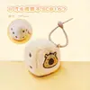 Celebridad de internet lindo capibara capibara colgante peluche juguete muñeca bolsa colgante llavero Muñeca Muñeca