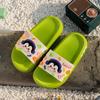 Pantuflas Nuevas de Pingüino de Dibujos Animados para Niños Verano Pantuflas de Suela Gruesa para Niños y Niñas Atuendo Cautivador para el Hogar Sandalias para Niños