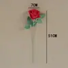 Pequeña Rosa de Terciopelo Día de San Valentín Chino Boda Flor Artificial Decoración Hogar Hotel Arreglo Floral Fabricante Flor Artificial Mayorista
