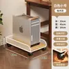 Soporte para torre de computadora debajo del escritorio, estante de almacenamiento ajustable en altura para uso en oficina y hogar, base de soporte de caja multicapa móvil de pie