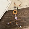 Collar Largo de Cerámica con Forma de Caracola Estilo Étnico para Mujer, Nuevo Estilo Chino de Verano Cadena de Suéter Lanyard Decorativo Accesorios de Ropa
