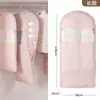 Capa de proteção contra poeira para roupas, saco de proteção contra poeira para jaquetas de pelo e plumas, saco de armazenamento de roupas comprimido visível, cabide para terno de uso doméstico
