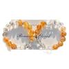 Pulsera de diseño de citrino de 12 mm, pulsera de cristal blanco natural de 10 mm de alta calidad de cuerpo de vidrio alto fijo