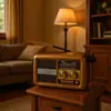 Comercio Exterior al por Mayor Tarjeta Plug-In Multibanda Rusa Bluetooth Audio Portátil Retro Altavoz Radio para Personas Mayores