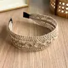 Faixa de Cabeça Boêmia de Renda Vazada para Mulheres 2026 Nova Estilosa Topo de Caveira High Headband Prendedor de Cabelo Elástico de Cabelo