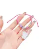 Pulseira Kuromi Infantil Sanrio Meninas Doce Fofa Desenho Animado Feita à Mão Corda de Mão Pequeno Presente Acessórios Delicados