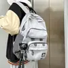 Mochila Funcional Estilo Japonés Tech Oscuro para Hombre, Gran Capacidad, Mochila de Trabajo de Moda, Bolso Escolar para Mujer, Bolsa para Portátil de Estudiante, Moderna