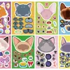 8 Peças/Conjunto de Colagens Fofas de Gatos, Materiais Artesanais e Não Repetitivos para Decoração de Capa de Celular e Diário para Cadernos