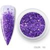 18 Cor Nail Art Lantejoulas Artesanato Facial Lantejoulas Maquiagem Lantejoulas Nail Art Lantejoulas Pó Flash Férias Lantejoulas