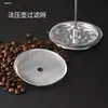 Acessórios para Cafeteira Francesa, Peças de Alça e Tampa, Filtro de Aço Inoxidável de Malha 80, Acessórios para Chaleira, Tampa para Cafeteira de Preparo Manual