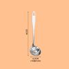Acero Inoxidable Espesado Cuchara para Sopa Colador Olla Caliente Cocina Hogar Juego Tamaño Grande Pequeño Sopa de Congee Más Mango Largo Comercial