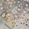 Pegatinas para Uñas con Relieve Tomoni Estilo Lindo Popular Pegatinas para Uñas de Niños Material de Pegatinas de Postre Perrito Joyería