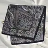 Lenço de Seda Estampado, Lenço Quadrado Pequeno, Estilo Coreano Feminino Transfronteiriço Estampa de Leopardo Paisley Seda Sintética Lenço de Pescoço, Estoque Pronto de Fábrica, Lenço de Alta Qualidade