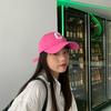 Gorra de béisbol estilo coreano con letras bordadas tridimensionales, suave y casual, con protección solar, para mujer, gorra de verano para todo tipo de partidos para hombre.