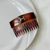 2025 Nuevo de Moda Elegante Estilo Japonés y Coreano Letra H Centro Comercial Sencillo Color Sólido Peine de Regla Coreano Pasador para el Cabello