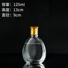 Botella de licor 2-2 botella de vino pequeña vidrio vacío 100ml con tapa botella de degustación 250ml medio kilo