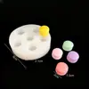 Mini Juguete de Comida Brocheta Pequeña de Fresa Maíz Brocheta de Fruta Hamburguesa Fondant Arcilla Pegamento Pinza Molde de Silicona
