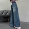 Estilo nuevo de otoño, jeans de mezclilla para niñas mayores, ropa infantil, jeans simples y elegantes para niñas, modernos y versátiles
