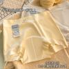 Bóxers Antibacteriales de Entrepierna Extendida Sin Costuras de Seda de Hielo para Mujer, Lindos para Niñas, Transpirables, Cubre Cadera, de Cintura Media