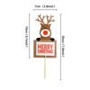Producto con derechos de autor impresión Navidad Paleta decoración de pastel mesa de postres Taza Bobo cubierta pegatina palo para pastel