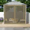 Tenda de Publicidade Mosquiteiro Pavilhão Externo Rede Anti-Mosquito Amazon Cross-Border Rede de Privacidade para Pátio Fábrica de Processamento e Personalização