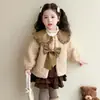 Chaqueta forrada de polar para niña, nueva colección otoño/invierno 2026, suéter de invierno grueso para niños, súper linda y elegante para bebés niñas