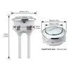 Botón de cisterna de inodoro 38 48 58 mm interruptor de llave botón de vástago redondo inodoro de ahorro de agua accesorios de baño