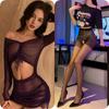 Lingerie Sexy, Seios Pequenos Sexy, Pijamas Apaixonados, Tamanho Grande Aberto, Não Precisa Tirar, Conjunto Uniforme de Puro Desejo, Dropshipping