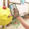Adecuado para Fundas de Teléfono Móvil Youmi, Fundas Suaves Personalizadas Lindas y Creativas a Prueba de Polvo para Parejas, Nuevo Estilo Juvenil de Lujo Líquido