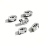 Acessórios de Aço Inoxidável Transfronteiriços 26 Letras Inglesas Pulseira DIY Chaveiro Miçangas com Furo Miçangas Acessórios para Joias S135