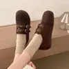 Mocasines con Hebilla Zapatos Casuales Mujer Nuevo Aumento Interno de Altura Modernos Suela Suave Mary Janes Versátil Retro Otoño 2026
