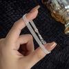 Pulsera Brillante de Plata Esterlina S925 de Suministro Directo de Fábrica de Amor, Industria Pesada, Estilo Coreano, Edición Ancha de Plata, Joyería de Mano al Por Mayor