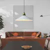 Lámpara colgante pequeña blanca de estilo industrial, creativa y única, adecuada para cafeterías, pastelerías, restaurantes y barras de bar, pantalla colgante de una cabeza tipo tapa de olla