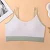 Período de Desarrollo de Chica Deportiva Juvenil Ropa Interior para Mujer Sujetador Push-Up Seamless para Pecho Pequeño Sin Aros Anticaída Ligero y Hermoso en la Espalda